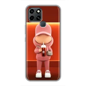 Круті Чохли Луі Віттон для Infinix Smart 6 (AlphaPrint) (З Кавою)