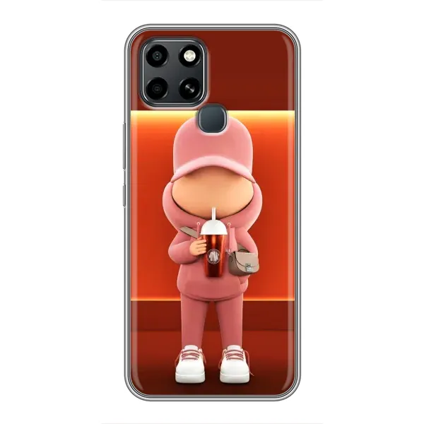 Чехол с принтом «С Кофе» для Infinix Smart 6