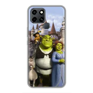 Чохол з мультфільмом Шрек на Infinix Smart 6