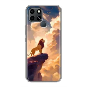 Чохол з принтом «Сімба на скелі» для Infinix Smart 6