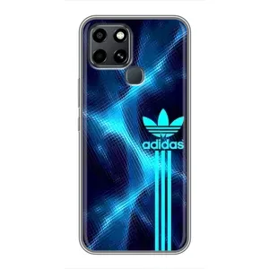 Чохли Адидас для Infinix Smart 6 (AlphaPrint) (Синій Адідас)