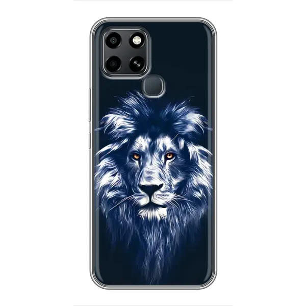 Чехол с принтом «Синий Лев» для Infinix Smart 6