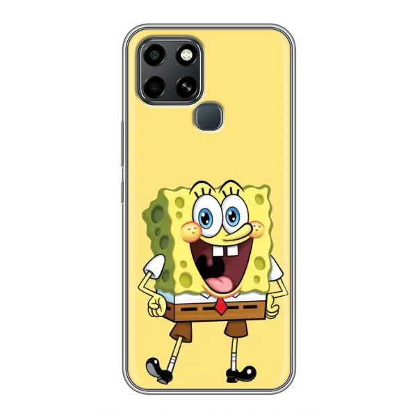 Чохол з принтом «Веселий Спанч Боб» для Infinix Smart 6