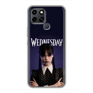 Чохли Венсдей на Infinix Smart 6 Уенсдей (AlphaPrint) (Wednesday)