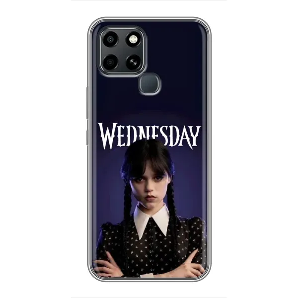 Чехол с принтом «Wednesday» для Infinix Smart 6