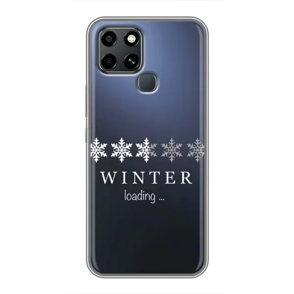 Чехол с принтом «Winter loading» для Infinix Smart 6