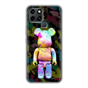 Чохли для Infinix Smart 6 - Bearbrick Louis Vuitton (PREMIUMPrint) (Яскравий Bearbrick)