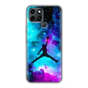 Чохли для Infinix Smart 6 - з картинкою JORDAN (AlphaPrint) (Яскравий Джордан)