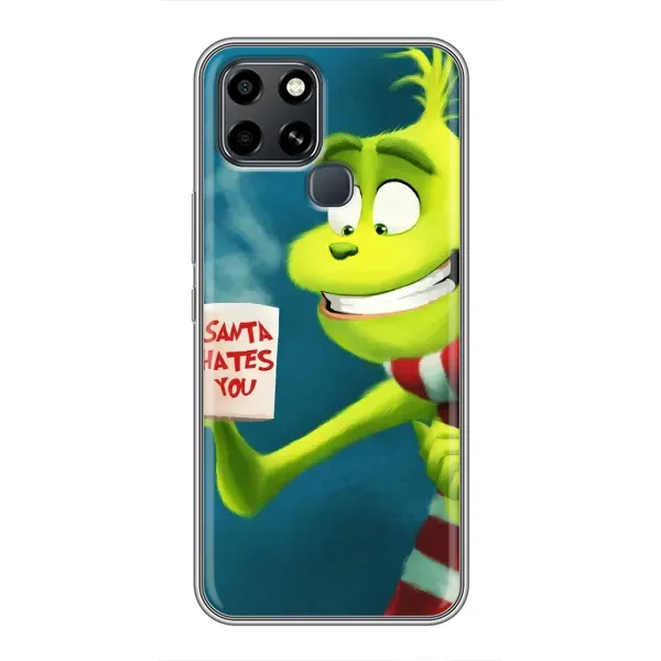 Чехол с принтом «Зеленый Гринч» для Infinix Smart 6 Чехол с принтом «Зеленый Гринч» для Infinix Smart 6