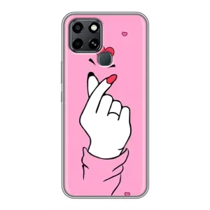 Чохол з принтом для Infinix Smart 6 (AlphaPrint - Знак сердечка) (Знак Love)