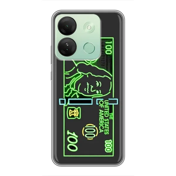 Чехол с принтом «Баксы» для Infinix Smart 7 HD