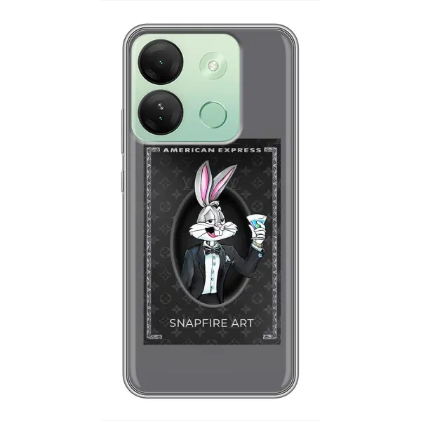 Чехол с принтом «Бакс Бани LV» для Infinix Smart 7 HD