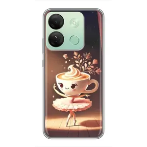 Чохол з мемом Тралалело тралала на Infinix Smart 7 HD (Балерина капучина)