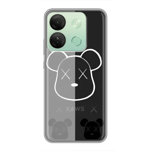 Чехол с принтом «БеарБрик глаза» для Infinix Smart 7 HD