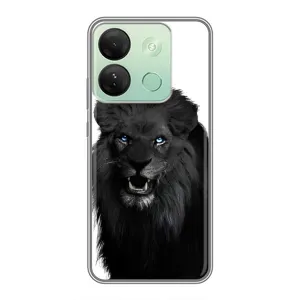 Чохли з картинкою животних Infinix Smart 7 HD (Чорний ЛЕВ)