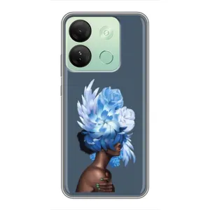 Чехлы (ART) Цветы на Infinix Smart 7 HD (VPrint) (Квіти на голові)