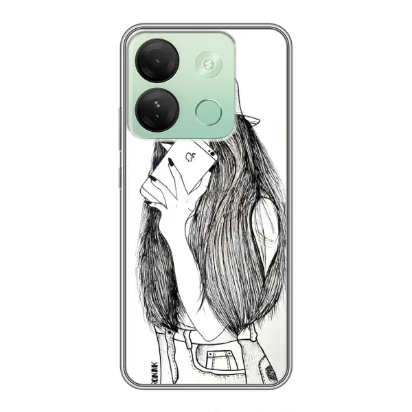 Чехол с принтом «Фото девочки» для Infinix Smart 7 HD Чехол с принтом «Фото девочки» для Infinix Smart 7 HD