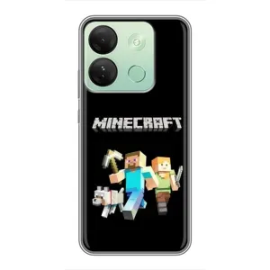 Чохол Майнкрафт на Infinix Smart 7 HD (AlphaPrint) Minecraft (герої Minecraft)