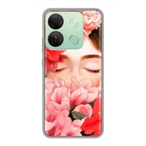 Чехлы (ART) Цветы на Infinix Smart 7 HD (VPrint) (Очі в квітах)