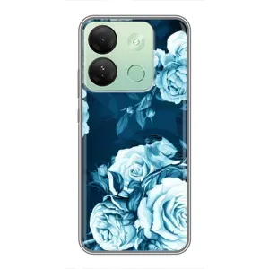 Чехлы (ART) Цветы на Infinix Smart 7 HD (VPrint) (Блактині бутони)