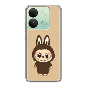 Чохол з Лабубу на Infinix Smart 7 HD (Bored Ape в червоному)