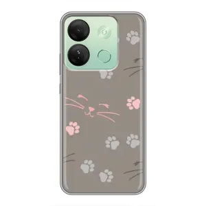 Чохол з малюнком кіт на Infinix Smart 7 HD (Лапи і вуса)