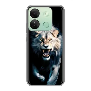 Чохол з картинкою 'Хижаки' для Infinix Smart 7 HD (Лев у темряві)