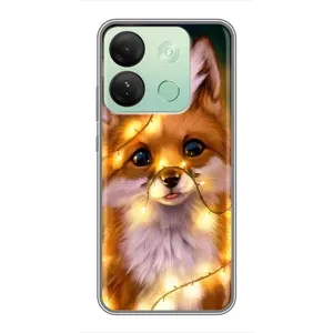 Чохли з картинкою Лисичка для Infinix Smart 7 HD (VPrint) (Лисичка в гірляндах)