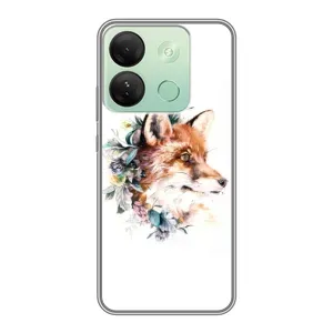 Чохли з картинкою Лисичка для Infinix Smart 7 HD (VPrint) (Лиса в квітах)