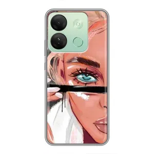 Чохол з друком для Infinix Smart 7 HD - (Мода) (AlphaPrint) (Макіяж)
