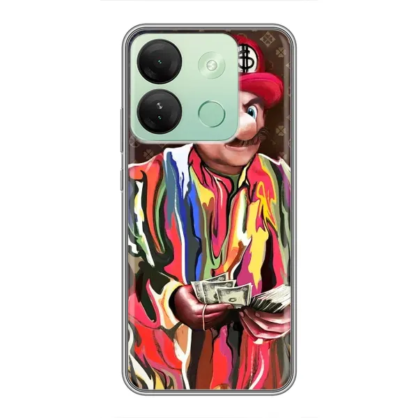 Чехол с принтом «Mario LV» для Infinix Smart 7 HD