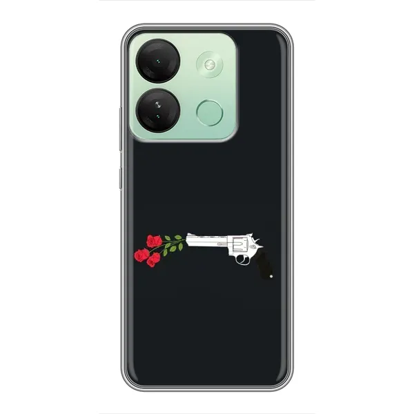 Чехол с принтом «Неожиданные цветы» для Infinix Smart 7 HD