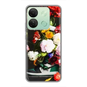 Бренднові Чохли для Infinix Smart 7 HD - (PREMIUMPrint) (Nike цветы)