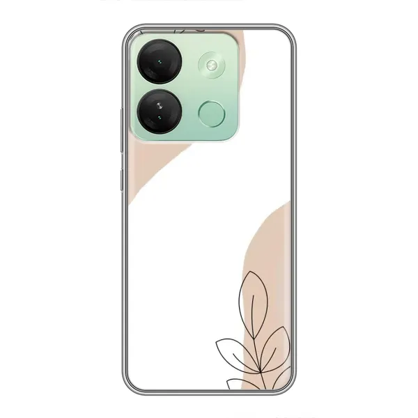 Чехол с принтом «Нюдовая веточка абстракция» для Infinix Smart 7 HD Чехол с принтом «Нюдовая веточка абстракция» для Infinix Smart 7 HD
