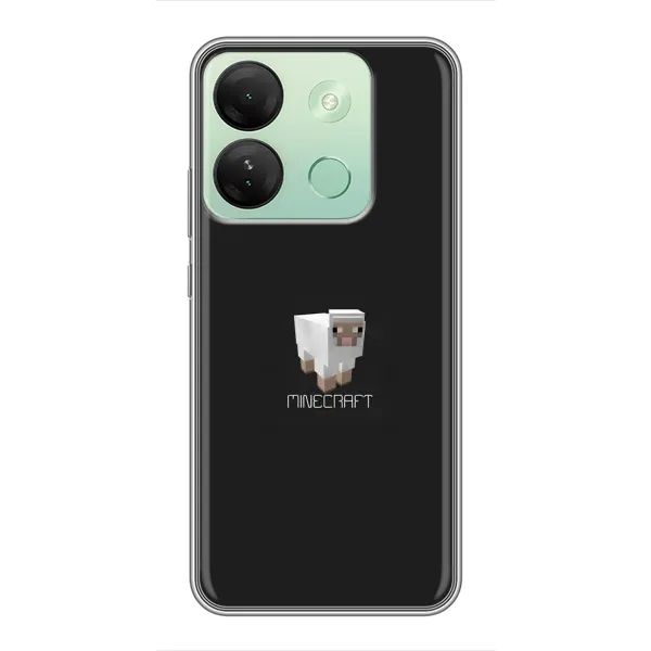 Чехол с принтом «Овечка Майнкрафт» для Infinix Smart 7 HD