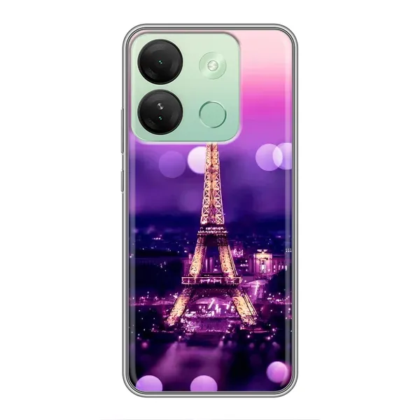 Чехол с принтом «Париж Башня» для Infinix Smart 7 HD