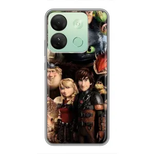 Чохол як приборкати дракона на Infinix Smart 7 HD (Персонажі дракона)