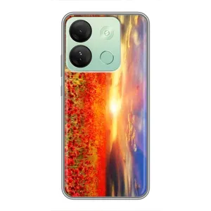 Чохол з картинкою (Стильні) Інфінікс Смарт 7 HD - (AlphaPrint) (Поле тюльпанів)