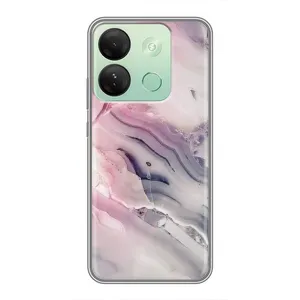 Мраморний чехол на Infinix Smart 7 HD (VPrint) (Пурпурний Мрамор)