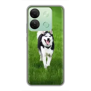 Чохол з Хаскі Infinix Smart 7 HD - (AlphaPrint) (Радісний Хаскі)