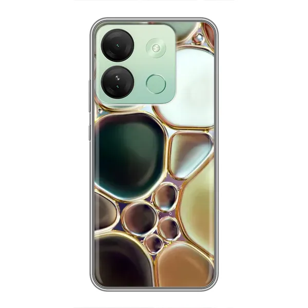 Чехол с принтом «Радужный Мрамор» для Infinix Smart 7 HD