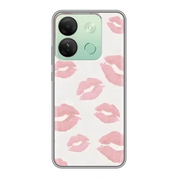 Чехол с принтом «Розовые губы» для Infinix Smart 7 HD
