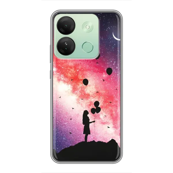 Чехол с принтом «С шариками» для Infinix Smart 7 HD Чехол с принтом «С шариками» для Infinix Smart 7 HD