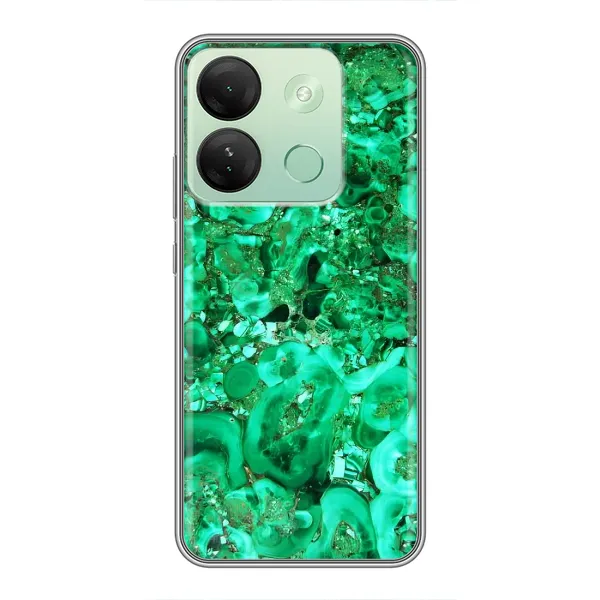 Чехол с принтом «Салатный Мрамор» для Infinix Smart 7 HD