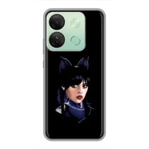 Чохли Венсдей на Infinix Smart 7 HD Уенсдей (AlphaPrint) (серйозна Венздей)