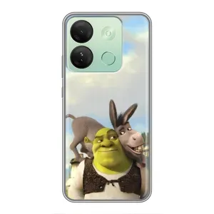Чохол з мультфільмом Шрек на Infinix Smart 7 HD (Шрек та Осел)