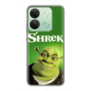 Чохол з мультфільмом Шрек на Infinix Smart 7 HD (Усміхнений Шрек)