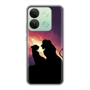 Чохол з принтом «Силует Сімба і Налу» для Infinix Smart 7 HD