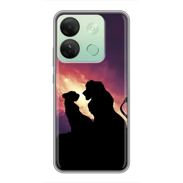 Чохол з принтом «Силует Сімба і Налу» для Infinix Smart 7 HD