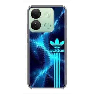 Чохли Адидас для Infinix Smart 7 HD (AlphaPrint) (Синій Адідас)